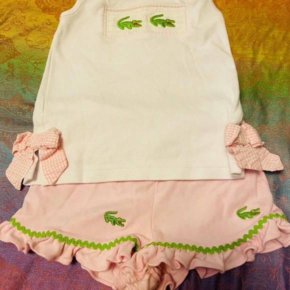 Other - Alligator Summer 6-12 Month Shorts and Shirt: EUC
